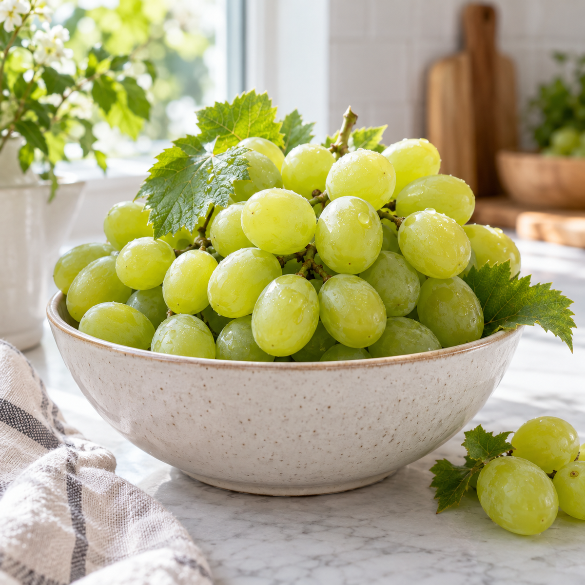 Fresh Green Grapes