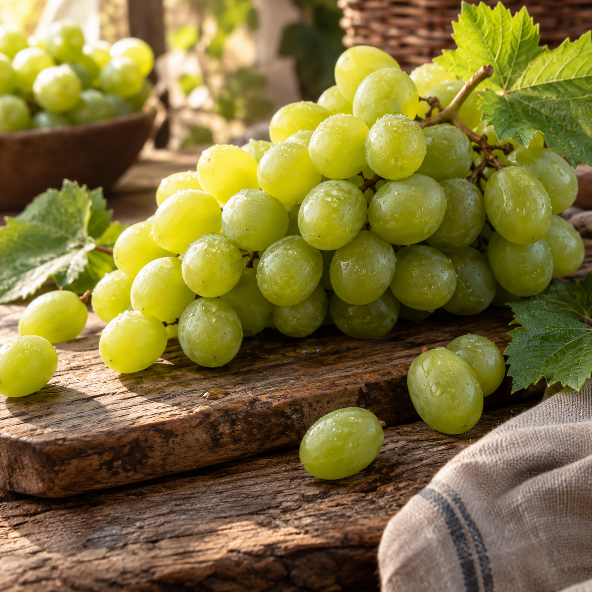 Fresh Green Grapes